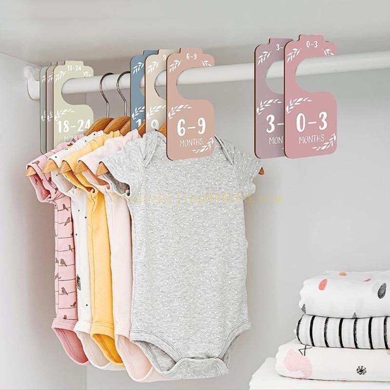 Baby Nursery Design - 8개 세트 아기 옷장 나무 칸막이,