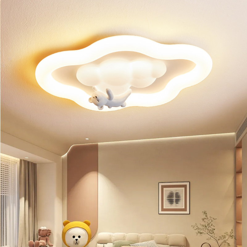 Baby Nursery Light Fixture - 프랑스 크리미 클라우드 천장 조명 어린이방