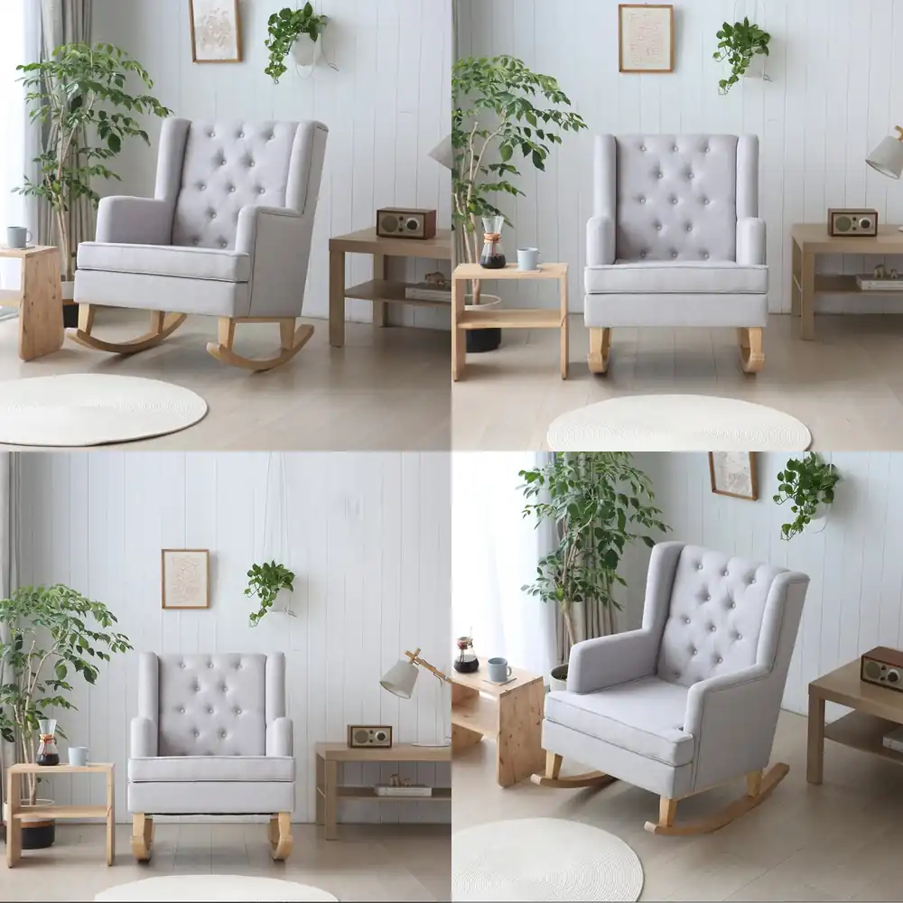Rocking Chair Nursery - 2026년 핫세일 맞춤형 모던 부클레 아기방