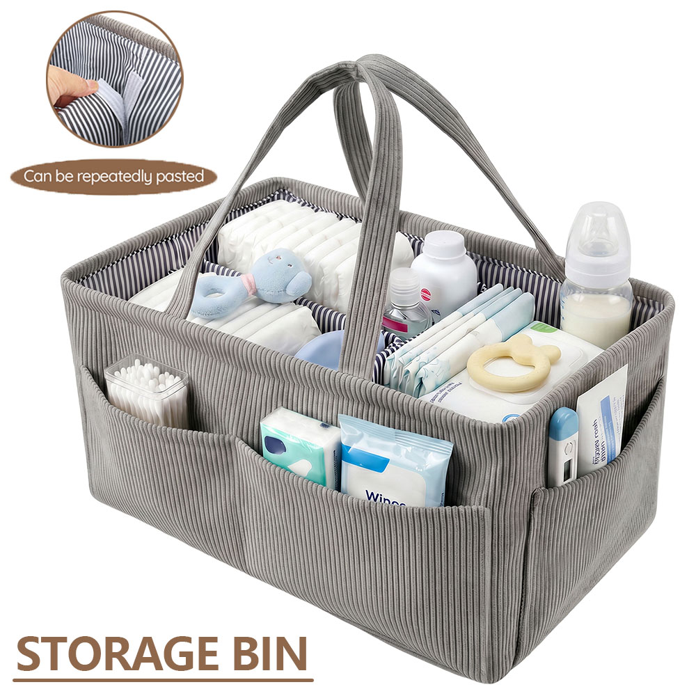 아기 기저귀 정리함 접이식 코듀로이 보육용품 수납함 다 - Baby Nursery Organiser 리뷰 및 가격