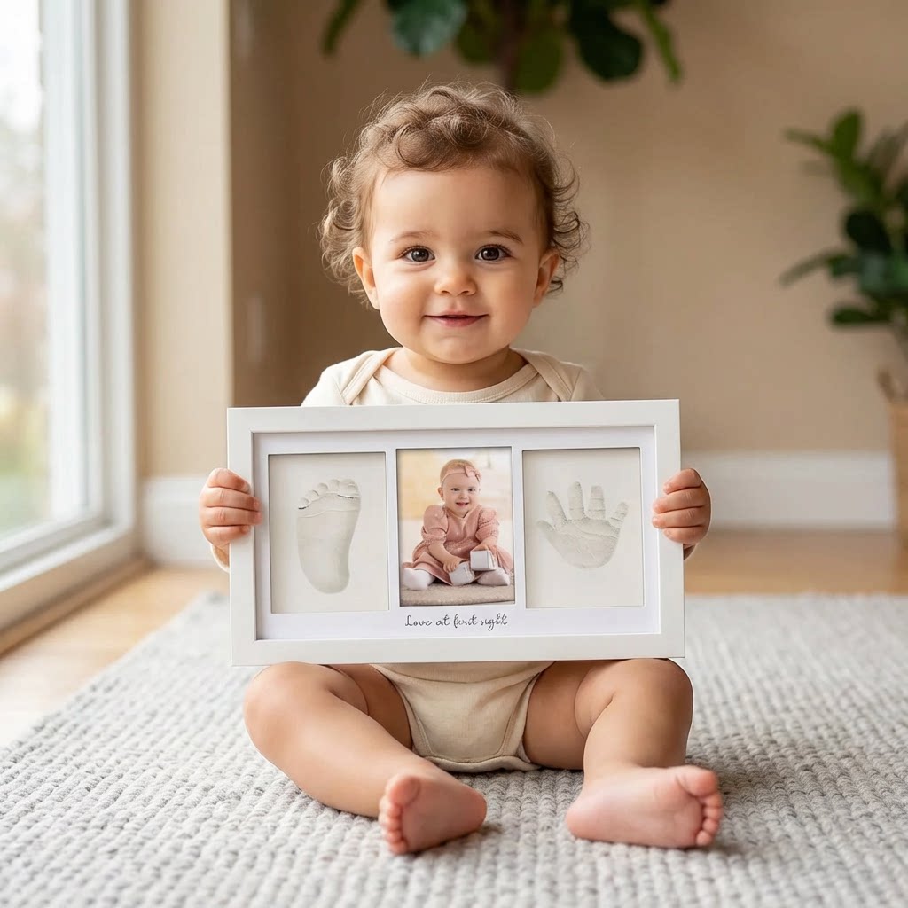 아기 손발자국 점토 키트 신생아 기념 사진 액자 디스플 - Baby Nursery Kit 리뷰 및 가격