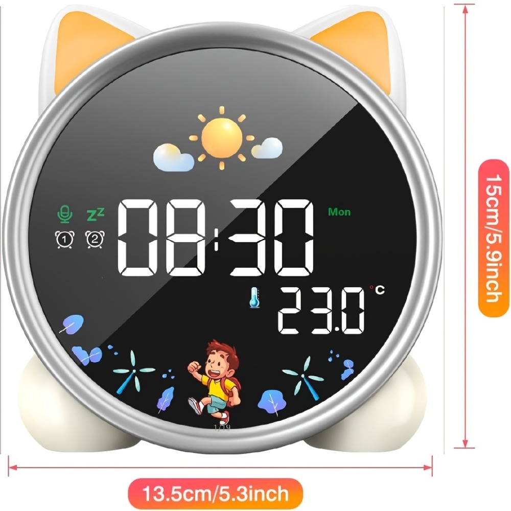 아이들 알람 시계, 깨어나기 쉬운 어린이 수면 트레이너 - Sound Sleep Trainer Clock 리뷰 및 가격