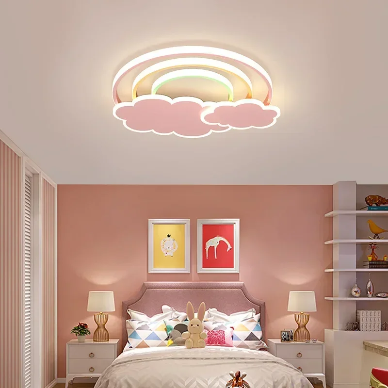 현대 미니멀리스트 무지개 구름 LED 천장 조명 아기  - Baby Nursery Light Fixture 리뷰 및 가격