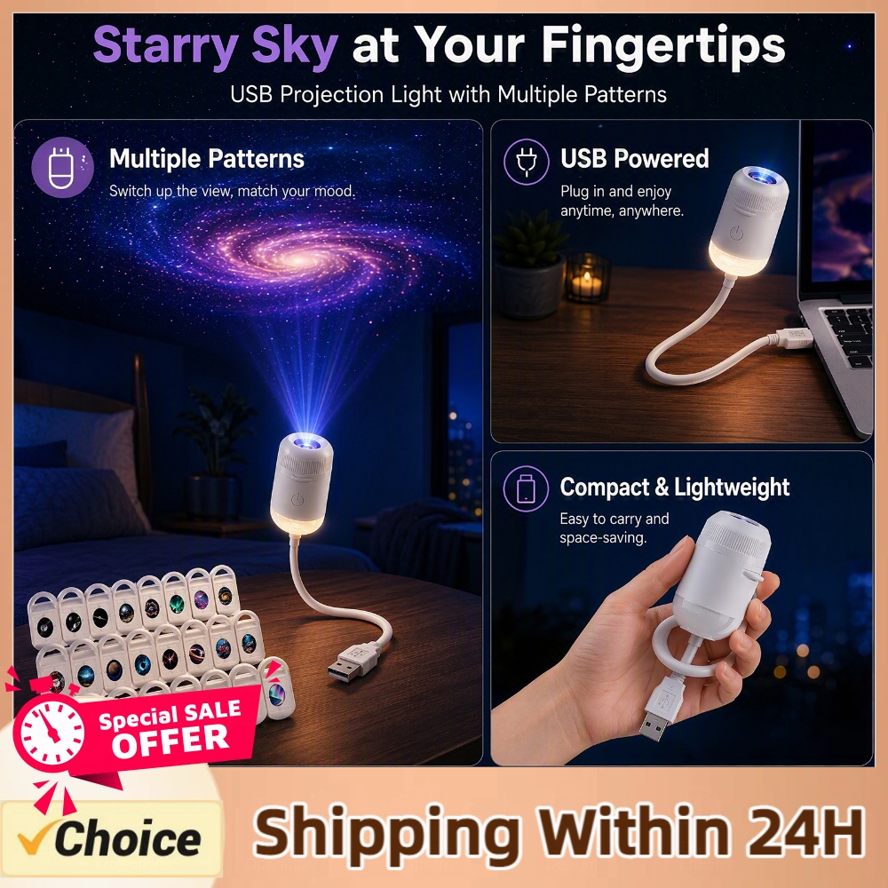 USB 별빛 하늘 프로젝터 램프 HD 갤럭시 별과 바다 - Night Light Projector Stars 리뷰 및 가격