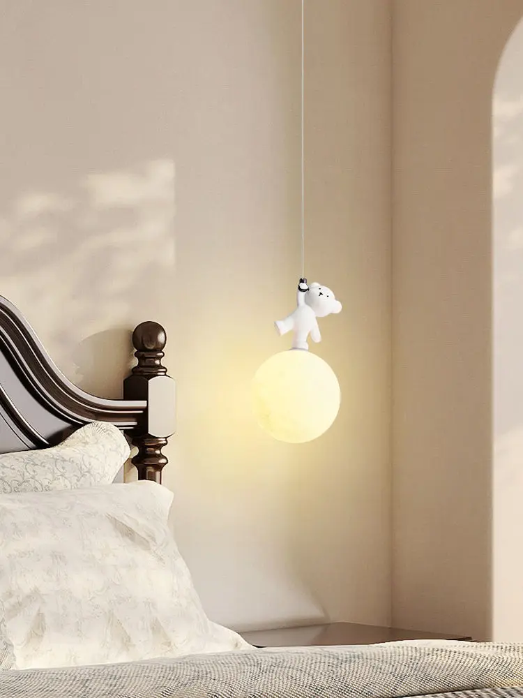곰 램프 만화 캐릭터 아기방 침대 옆 펜던트 램프 레진 - Baby Nursery Light Fixture 리뷰 및 가격
