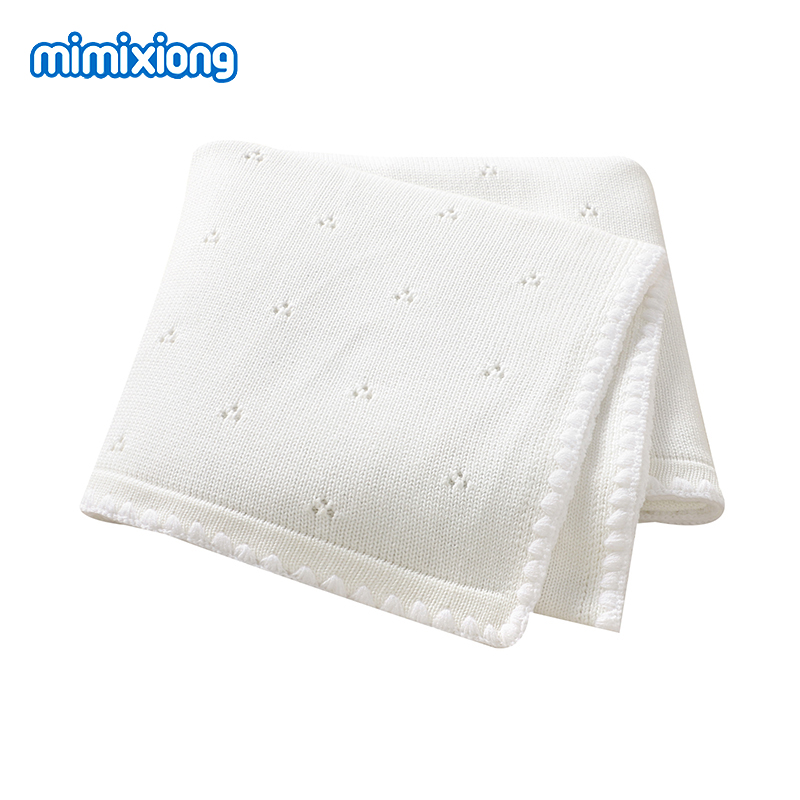 100*80cm 아기 면 담요 니트 통기성 신생아 유모 - Baby Nursery Bedding 리뷰 및 가격