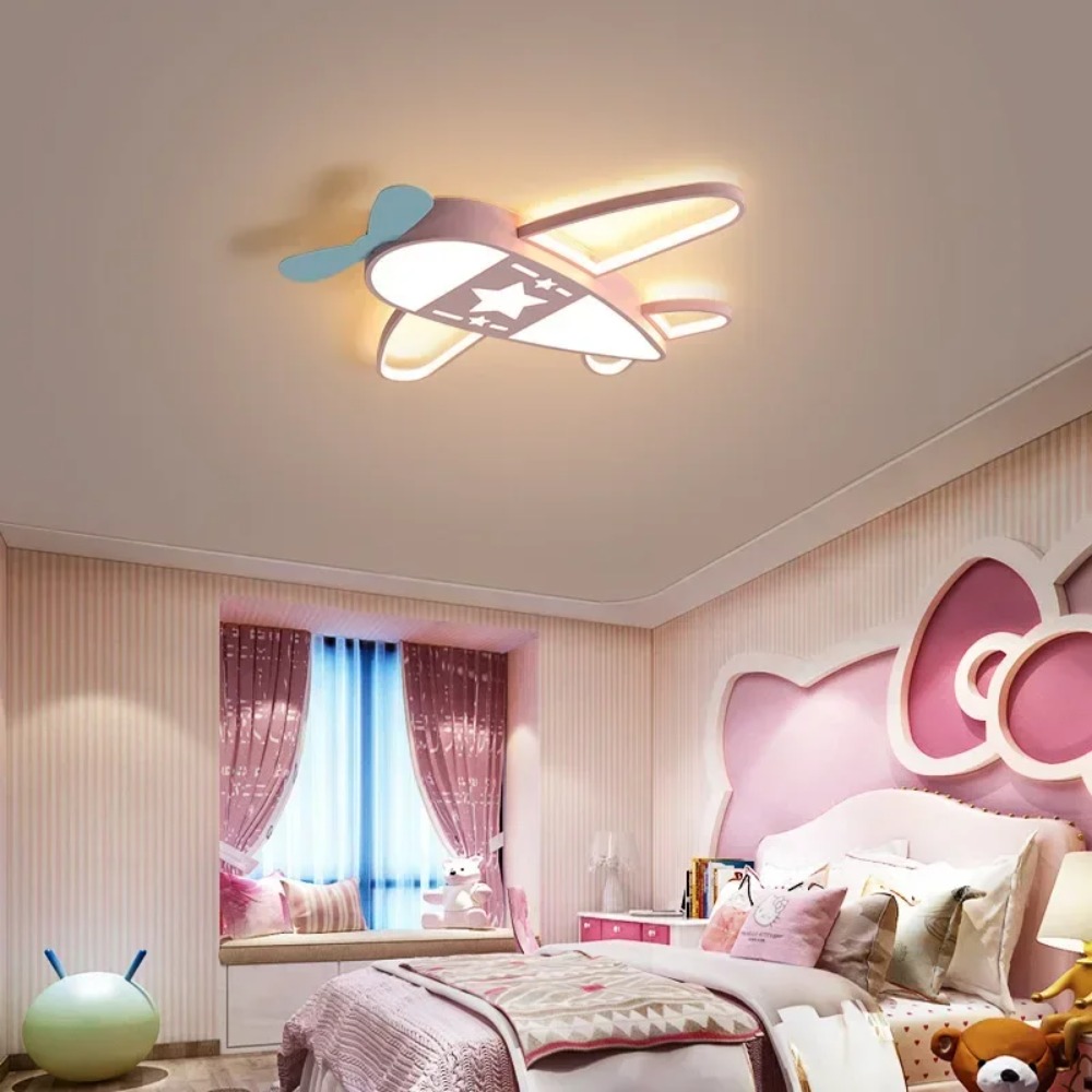 현대 비행기 LED 천장 조명 어린이 만화 크리 에이  - Baby Nursery Light Fixture 리뷰 및 가격