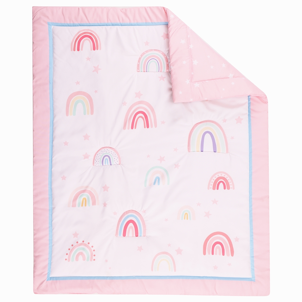 3Pcs 레인보우 베이비 유아용 침대 어린이 아기 침구 - Baby Nursery Bedding 리뷰 및 가격