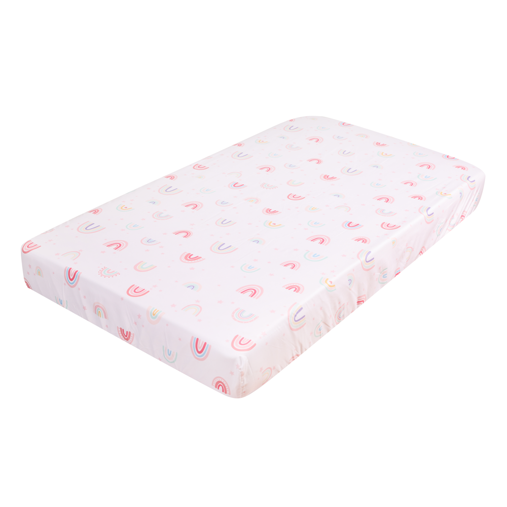 3Pcs 레인보우 베이비 유아용 침대 어린이 아기 침구 - Baby Nursery Bedding 리뷰 및 가격