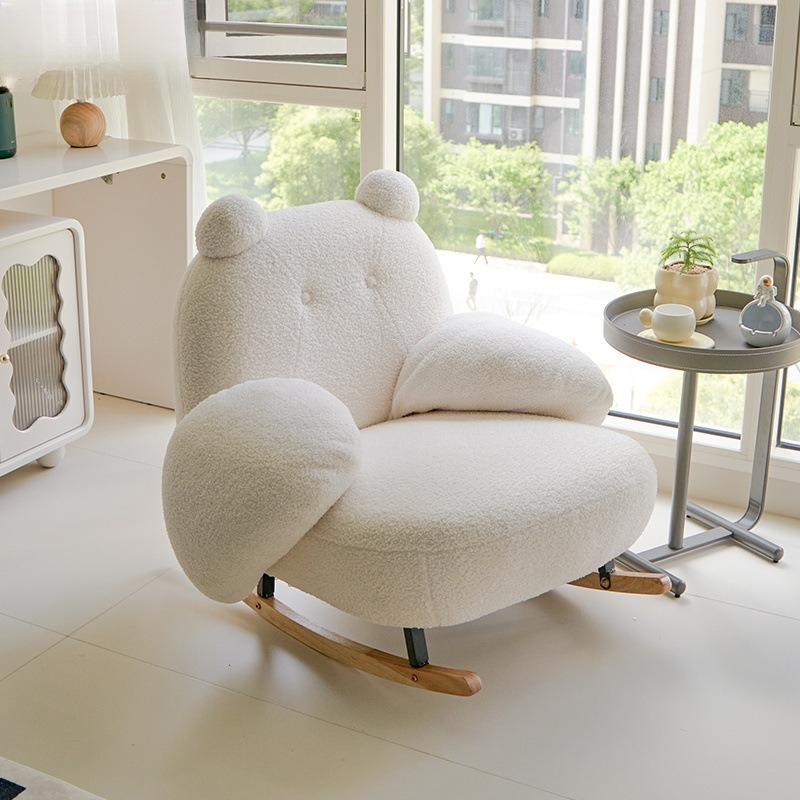 곰돌이 허그 로킹체어 귀여운 테디 암체어 부드러운 양털 - Rocking Chair Nursery 리뷰 및 가격