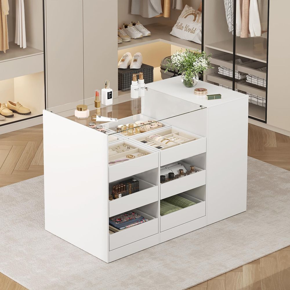 서랍이 있는 옷장 아일랜드, 옷장 아르무아르 침실 아일 - Drawer Dresser White 리뷰 및 가격