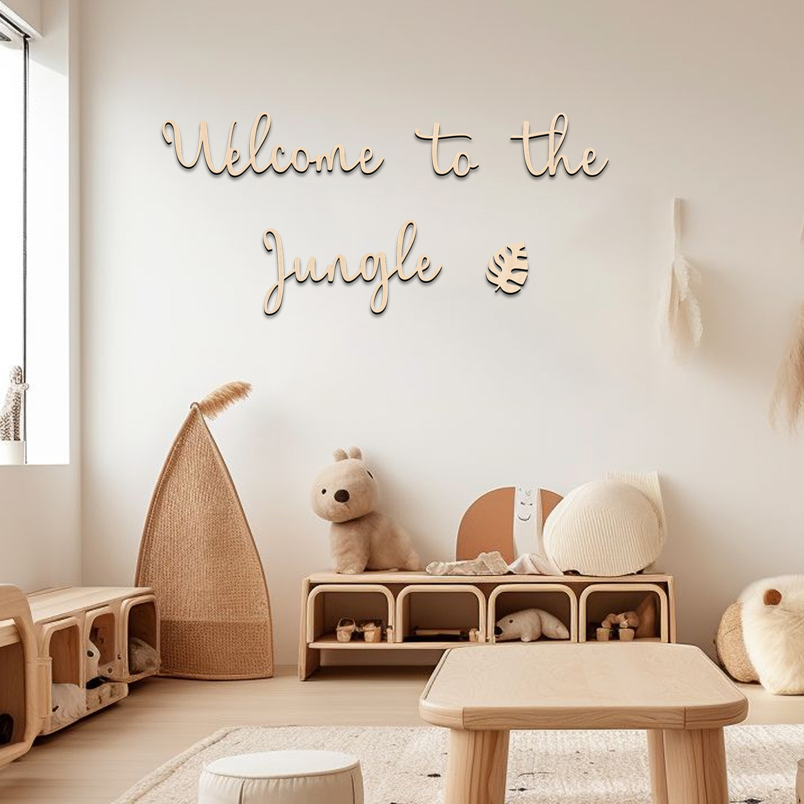 정글 나무 간판 - 아이 방 장식, 숲 유아실 벽 장식 - Baby Nursery Design 리뷰 및 가격