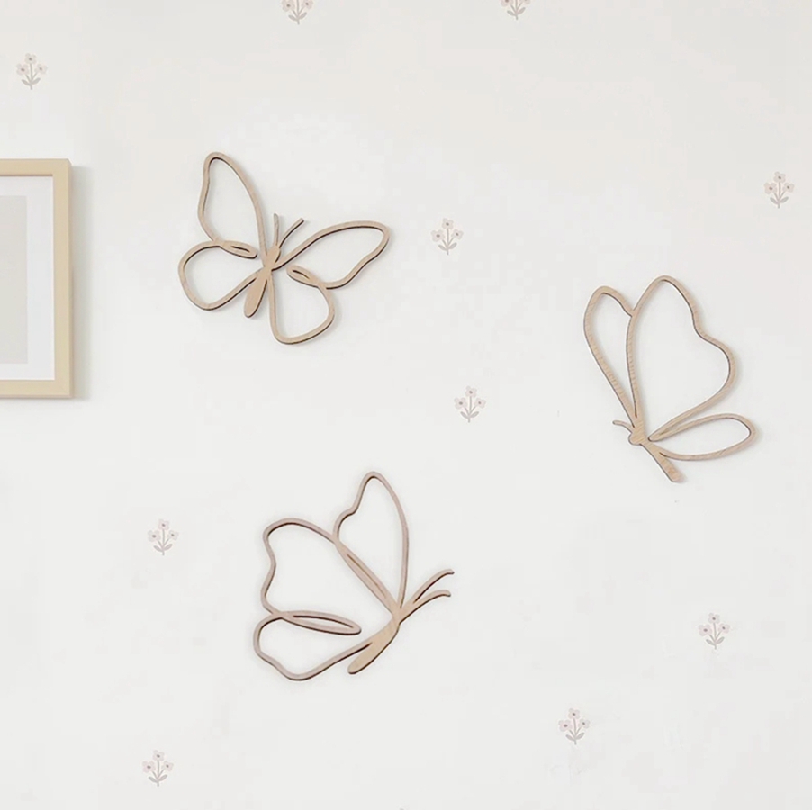 나무 나비 장식, 나무 벽 장식, 나비 나무 장식, 아 - Baby Nursery Design 리뷰 및 가격