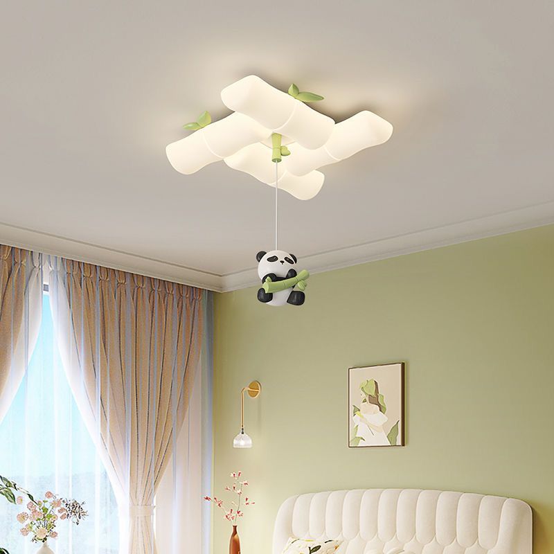 중국 판다 천장 램프 대나무 스콘스, 어린이 침실 천장 - Baby Nursery Light Fixture 리뷰 및 가격
