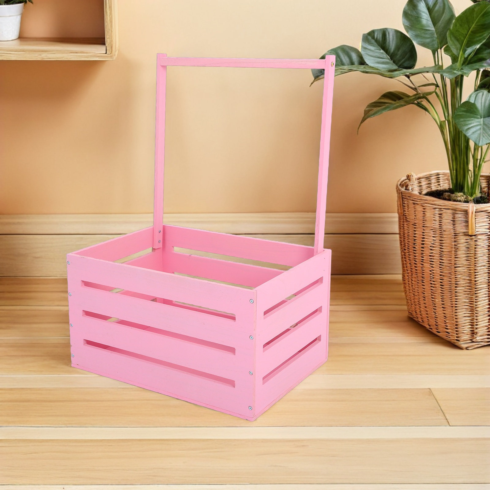 1pcs 손잡이가있는 나무 아기 의류 보관 바구니 신생 - Baby Nursery Laundry Basket 리뷰 및 가격
